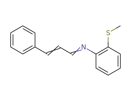 Molecular Structure of 142505-42-8 (N-(3-phenyl-2-propenylidene)-2-methylthiobenzenamine)