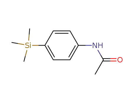 Molecular Structure of 17983-71-0 (4'-(Trimethylsilyl)acetanilide)