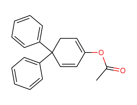 Acetic acid 4,4-diphenyl-1,5-cyclohexadienyl ester