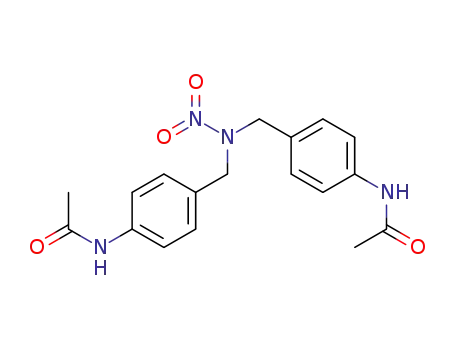 Molecular Structure of 857569-95-0 (bis-(4-acetylamino-benzyl)-nitro-amine)