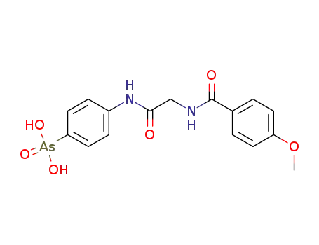 <i>N</i>-(4-methoxy-benzoyl)-glycine-(4-arsono-anilide)
