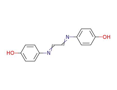 Molecular Structure of 24764-93-0 (N,N’-(1,2-ethanediylidene)bis-hydroxyphenylamine)