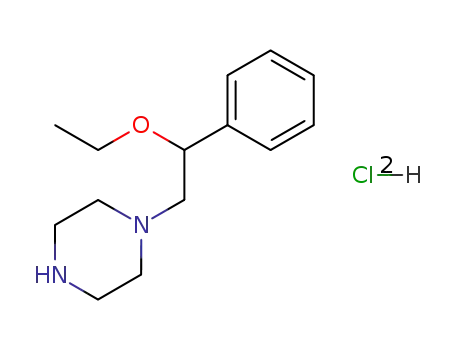 Piperazine, 1-(2-ethoxy-2-phenylethyl)-, dihydrochloride