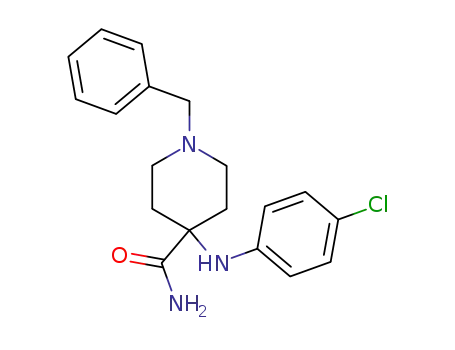 1-Benzyl-4-[(4-chlorophenyl)amino]piperidine-4-carboxamide