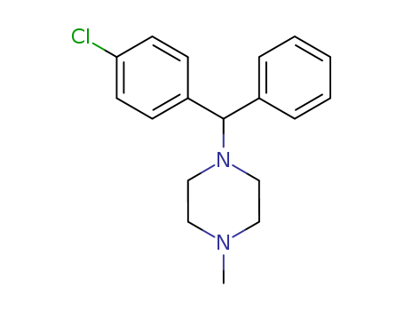 Piperazine,1-[(4-chlorophenyl)phenylmethyl]-4-methyl- cas  82-93-9