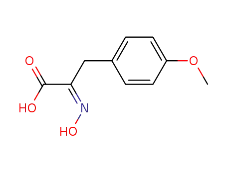 Molecular Structure of 139109-50-5 (2-[(Z)-Hydroxyimino]-3-(4-methoxy-phenyl)-propionic acid)