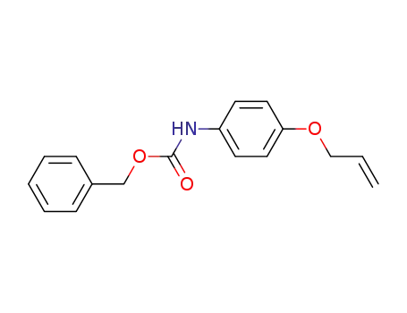 Molecular Structure of 515163-30-1 (allyl 4-N-(benzyloxycarbonyl)aminophenyl ether)