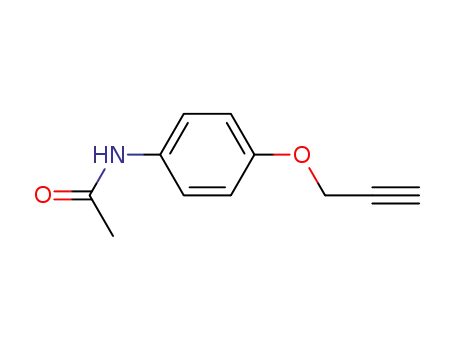 Molecular Structure of 26557-77-7 (N-(4-(prop-2-yn-1-yloxy)phenyl)acetamide)