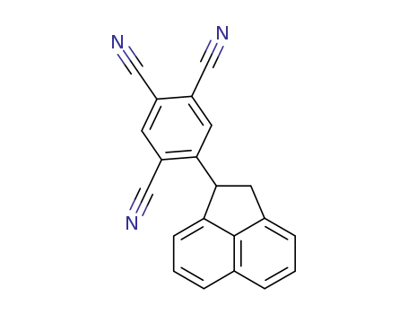 Molecular Structure of 138905-02-9 (5-(acenapthen-1-yl)benzene-1,2,4-tricarbonitrile)
