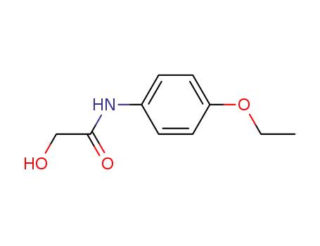Molecular Structure of 22521-79-5 (N-(4-ETHOXYPHENYL)-2-HYDROXYACETAMIDE)