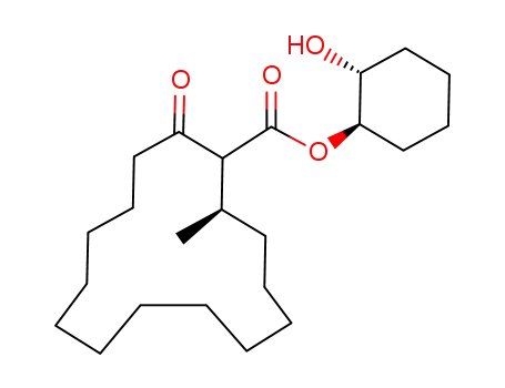 (R)-2-Methyl-15-oxo-cyclopentadecanecarboxylic acid (1R,2R)-2-hydroxy-cyclohexyl ester