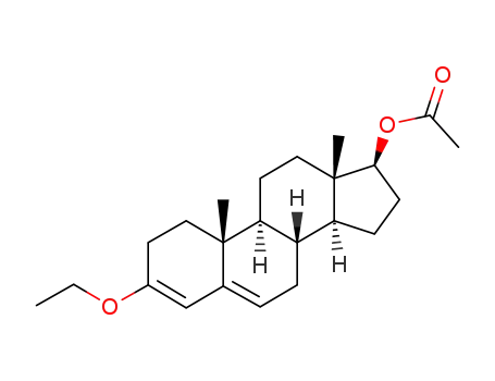 Molecular Structure of 52091-98-2 (17β-acetoxy-3-ethoxy-androsta-3,5-diene)