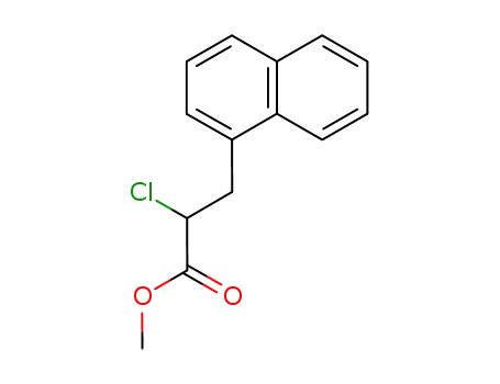 1-Naphthalenepropanoic acid, a-chloro-, methyl ester