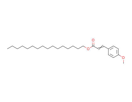 Molecular Structure of 125628-87-7 (n-hexadecyl 4-methoxycinnamate)