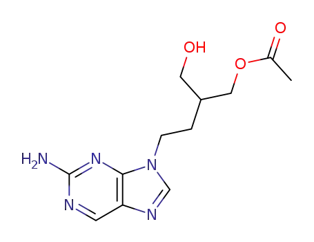(R,S)-9-<4-acetoxy-3-(hydroxymethyl)but-1-yl>-2-aminopurine