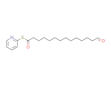 Molecular Structure of 138117-15-4 (Tetradecanethioic acid, 14-oxo-, S-2-pyridinyl ester)