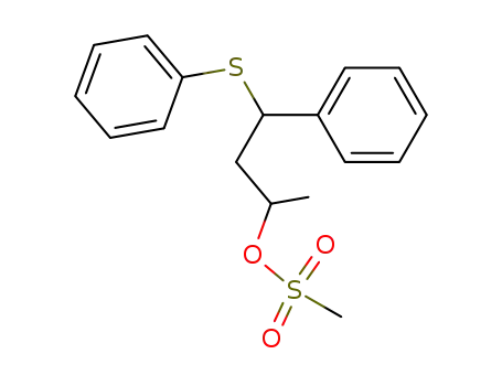 Methanesulfonic acid 1-methyl-3-phenyl-3-phenylsulfanyl-propyl ester