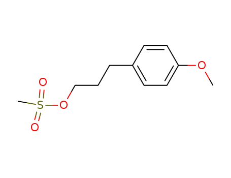 Molecular Structure of 72456-64-5 (1-methanesulfonyloxy-3-(4-methoxyphenyl)propane)
