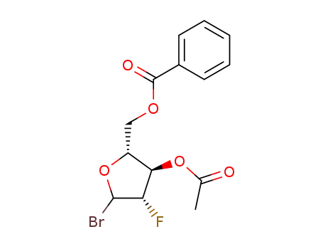 1,3-di-O-acetyl-5-O-benzoyl-2-deoxy-2-fluoro-D-arabinofuranosyl bromide