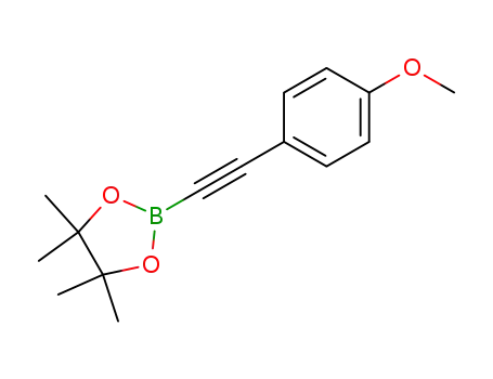 2-[((4-methoxyphenyl)ethynyl)]-4,4,5,5-tetramethyl[1,3,2]dioxaborolane