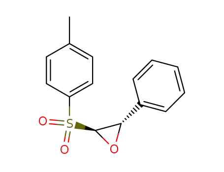Molecular Structure of 25095-22-1 (Oxirane, 2-[(4-methylphenyl)sulfonyl]-3-phenyl-, (2R,3R)-rel-)