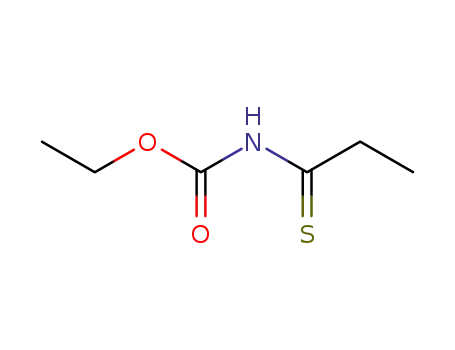 Molecular Structure of 59812-12-3 (N-(ETHOXYCARBONYL)THIOPROPIONAMIDE)