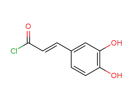2-Propenoyl chloride, 3-(3,4-dihydroxyphenyl)-, (E)-