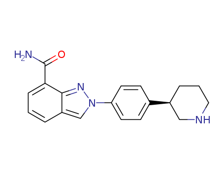 (R)-2-(4-(piperidin-3-yl)phenyl)-2H-indazole-7-carboxamide