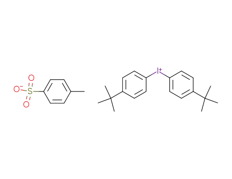 Molecular Structure of 142342-33-4 (4,4''-Di-tert-butyldiphenyliodonium p-toluenesulfonate)