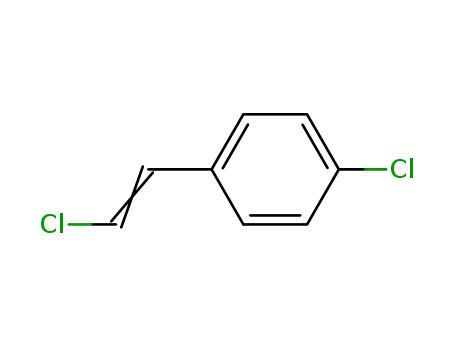 Molecular Structure of 4412-46-8 (Benzene, 1-chloro-4-(2-chloroethenyl)-)