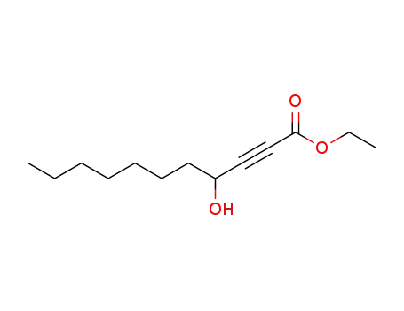 Molecular Structure of 114702-12-4 (4-Hydroxy-undec-2-ynoic acid ethyl ester)