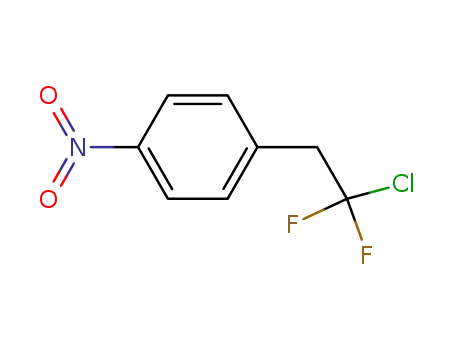Molecular Structure of 114980-31-3 (1-(2-Chloro-2,2-difluoro-ethyl)-4-nitro-benzene)