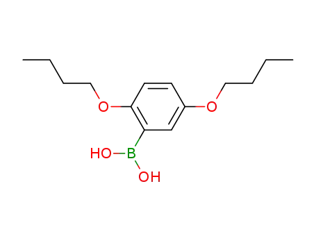 Molecular Structure of 770747-30-3 ((2,5-dibutoxyphenyl)boronic acid)