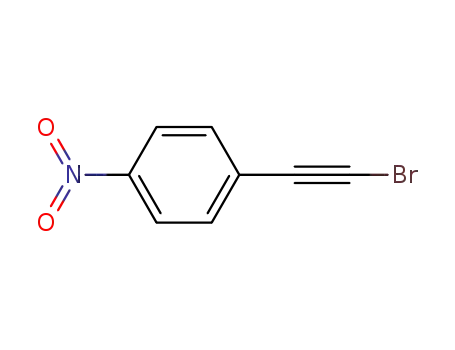 Molecular Structure of 940-13-6 (Benzene, 1-(bromoethynyl)-4-nitro-)