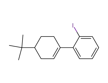Benzene, 1-[4-(1,1-dimethylethyl)-1-cyclohexen-1-yl]-2-iodo-