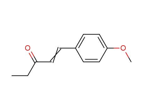 Molecular Structure of 104-27-8 (1-(4-Methoxyphenyl)-1-penten-3-one)