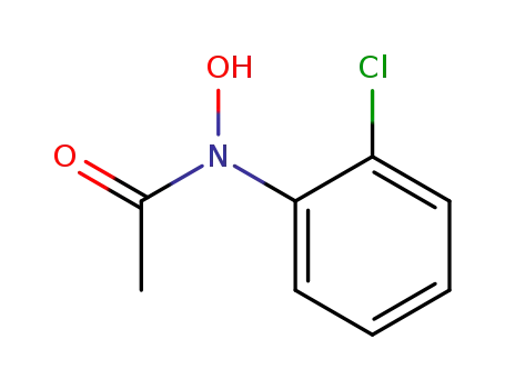 Molecular Structure of 82344-32-9 (Acetamide, N-(2-chlorophenyl)-N-hydroxy-)