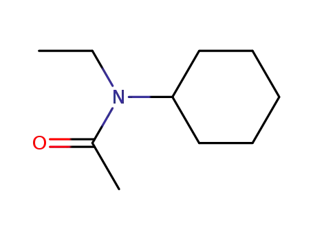 Molecular Structure of 1128-34-3 (N-Cyclohexyl-N-ethylacetamide)