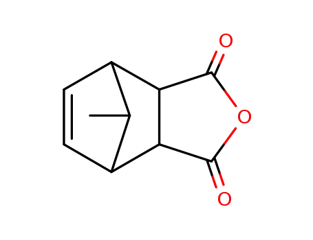 Molecular Structure of 828-66-0 (1,2,3,6-tetrahydro--methyl-3,6-methanophthalic anhydride)