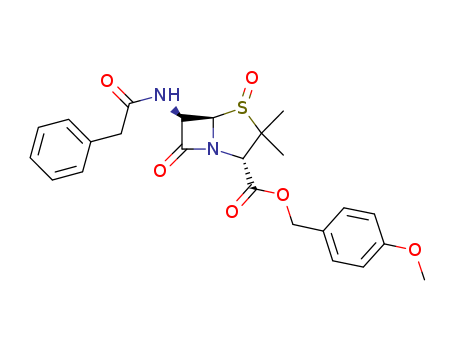 Penicillin-G-4-methoxybenzyl ester sulfoxide 53956-74-4