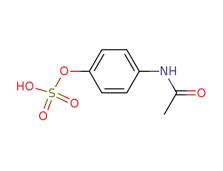 Molecular Structure of 10066-90-7 (4-ACETAMINOPHEN SULFATE)