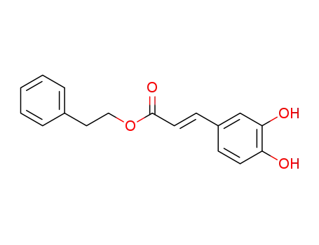 Molecular Structure of 104594-70-9 (Phenethyl caffeate)