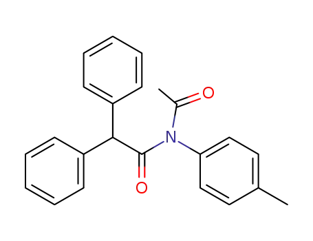 Molecular Structure of 95460-01-8 (N-Acetyldiphenylacetotoluidide)