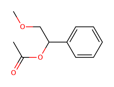 (2-methoxy-1-phenyl-ethyl) acetate cas  91970-57-9