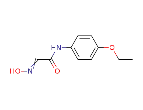 Molecular Structure of 17122-74-6 ((2E)-N-(4-ethoxyphenyl)-2-(hydroxyimino)ethanamide)