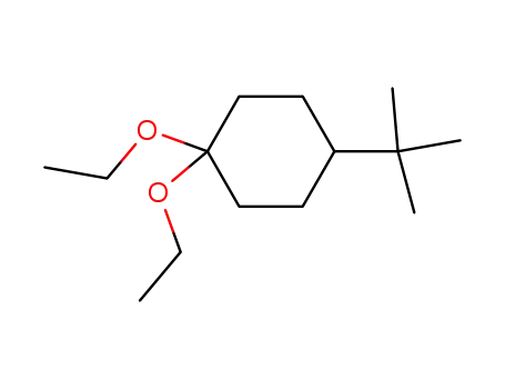 Molecular Structure of 1900-58-9 (4-TERT-BUTYLCYCLOHEXANONE DIETHYL ACETAL)