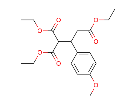 2-(4-methoxy-phenyl)-propane-1,1,3-tricarboxylic acid triethyl ester