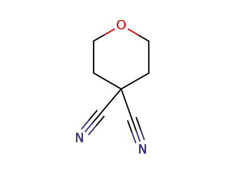 Molecular Structure of 111511-90-1 (dihydro-2H-pyran-4,4(3H)-dicarbonitrile)