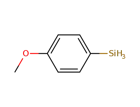 Molecular Structure of 696-64-0 (Silane, (4-methoxyphenyl)-)