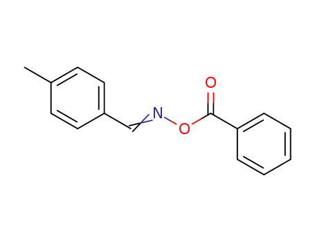 Molecular Structure of 16061-97-5 (p-methylbenzaldehyde oxime benzoyl ester)